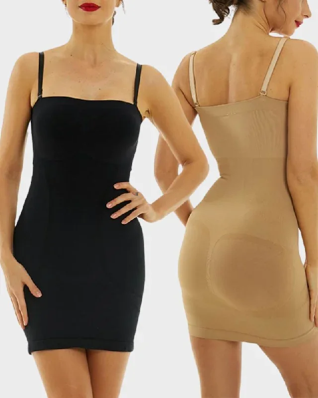 SheCurve Magic Strapless Shaping Slip Cami Dress