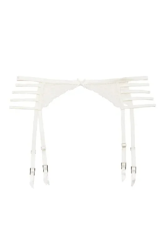 Bella Embroidery Strappy Garter