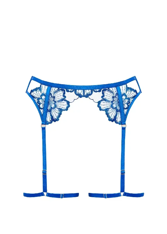 Catalina Thigh Harness (Egyptian Blue/Sheer)