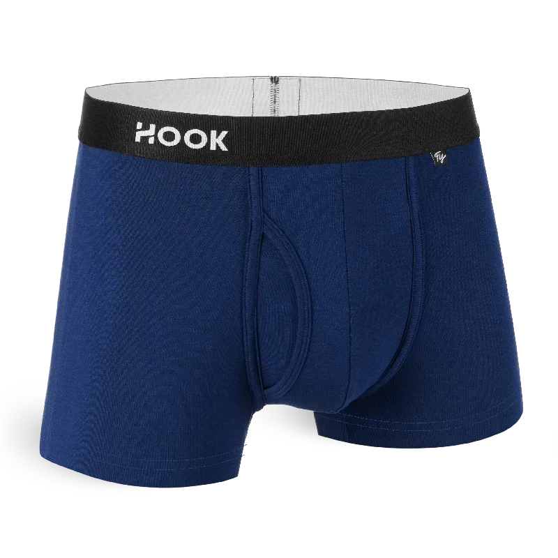 Boxer court Fly : Bleu Marin