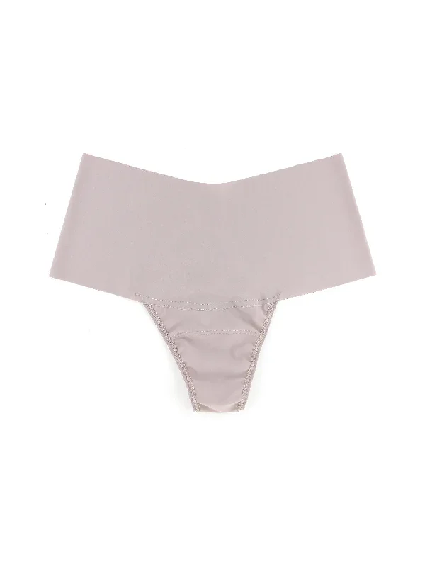 BreatheSoft™ High Rise Thong Evening Grey