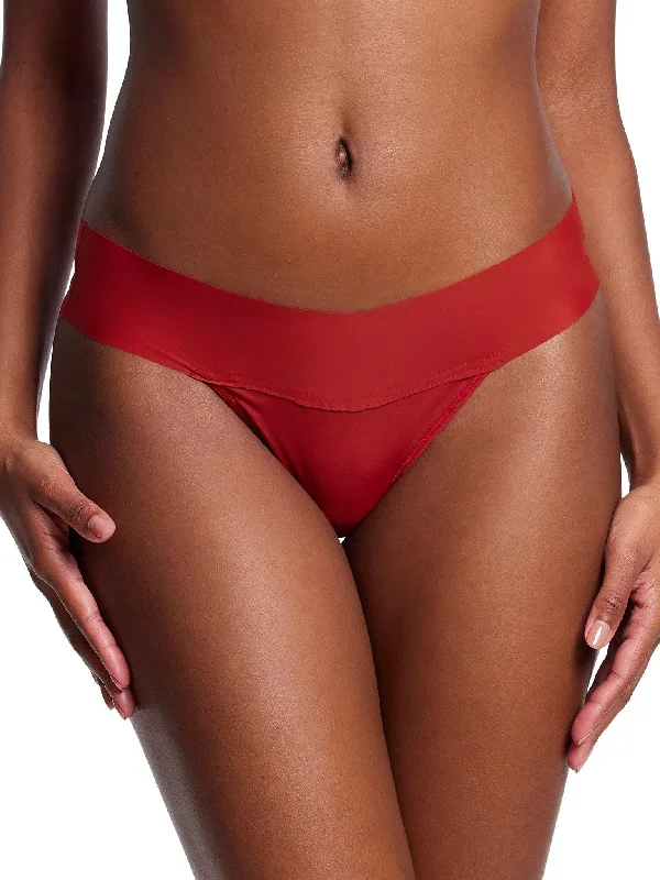 BreatheSoft Natural Rise Thong Sundried Tomato Red