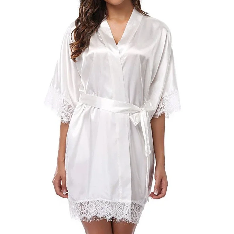 Bridesmaid Short Wedding Sleepwear Bathrobe