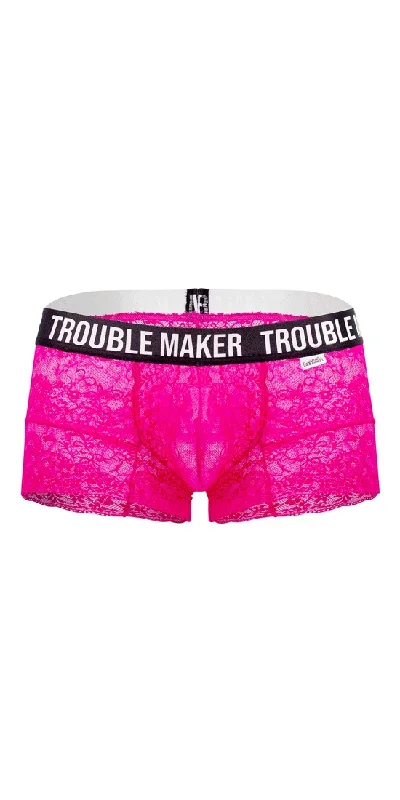 Candyman 99616 Trouble Maker Lace Trunks Pink