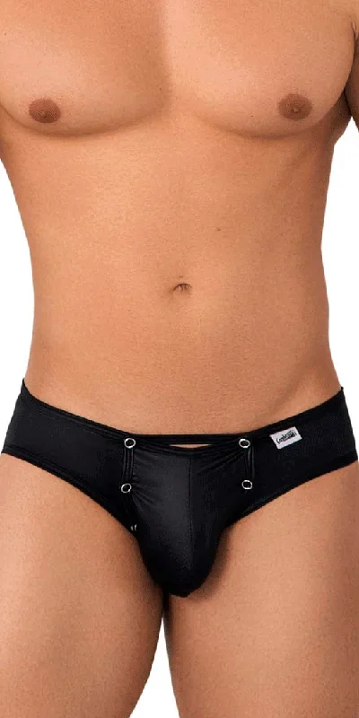 Candyman 99639 Open Front Jockstrap Black