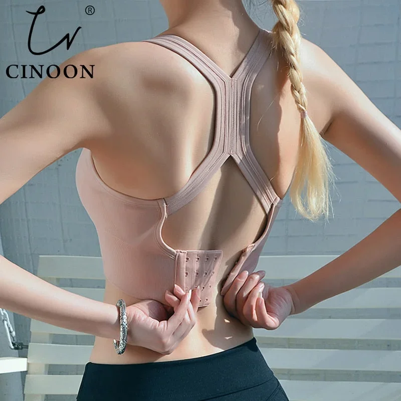 CINOON Bras For Women Underwear Sexy Lingerie Add pad Bra Seamless Push Up Cotton Tops Bralette Brassiere Wireless Sports Vest