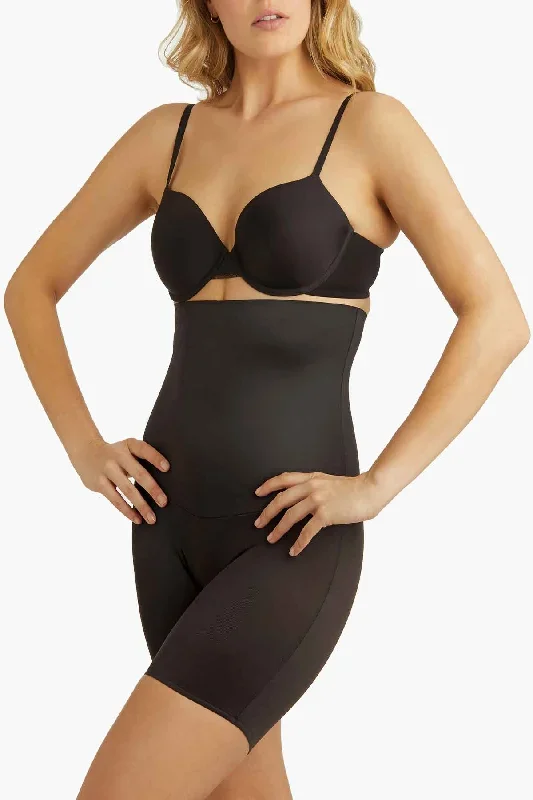 Comfy Curves Hi-Waist Long Leg  Thigh Slimmer Shapewear