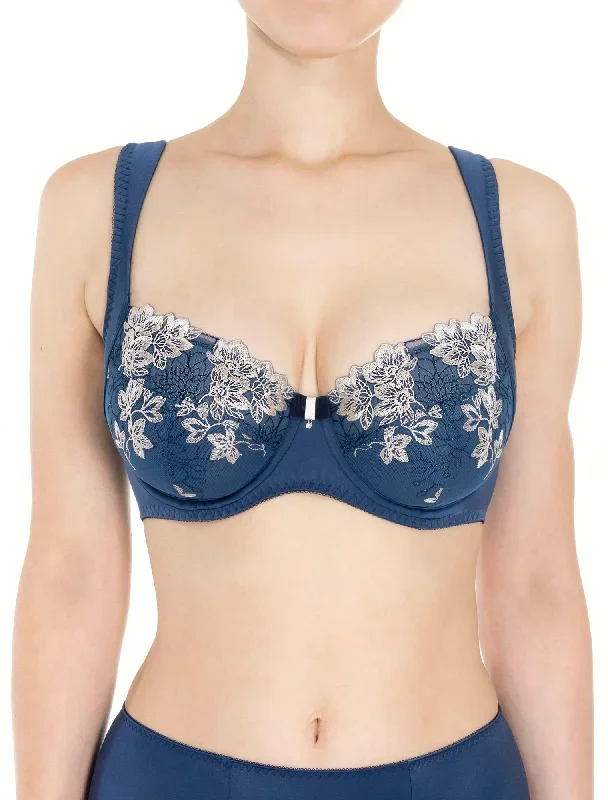 Crystal Flowers Underwired Bra