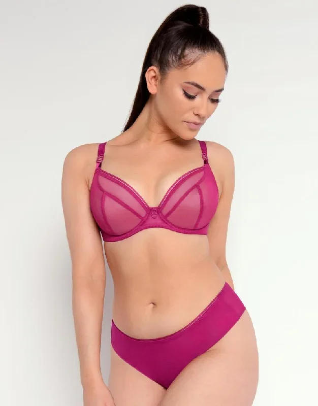 Curvy Kate Lifestyle Plunge Bra Sangria