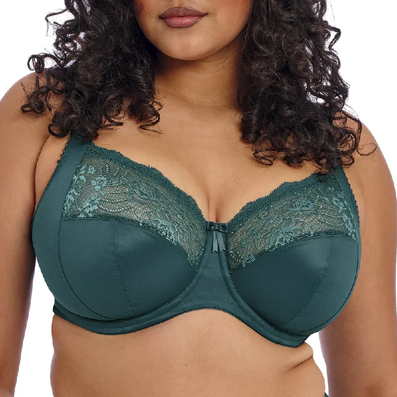 Morgan Stretch Banded Bra Deep Teal