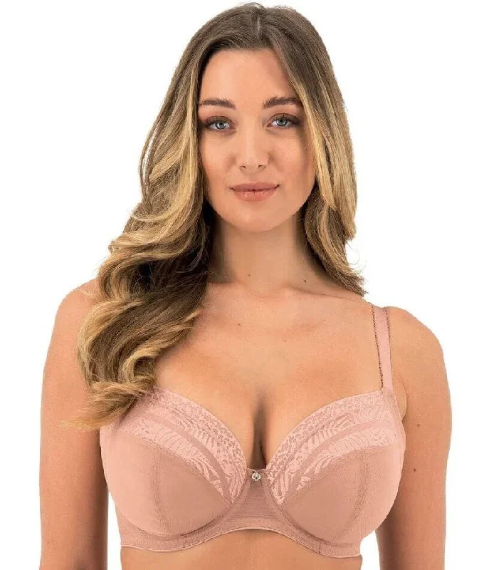 Fantasie Devote Underwire Side Support Plunge Bra - Cafe Au Lait