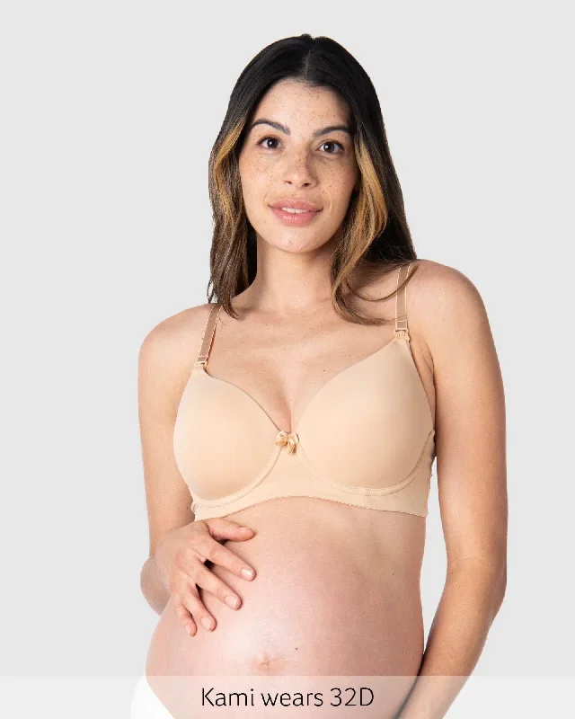 FOREVER YOURS LATTE CONTOUR NURSING BRA - FLEXI UNDERWIRE