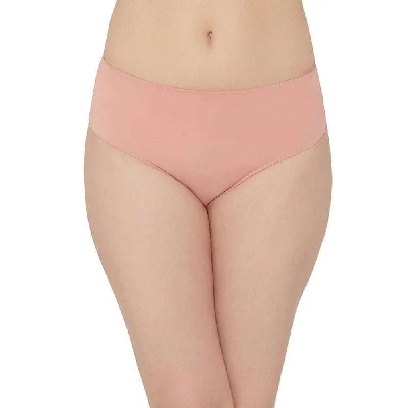 Forma Mid Waist Medium Coverage Everyday Wear Hipster Panty - Pink