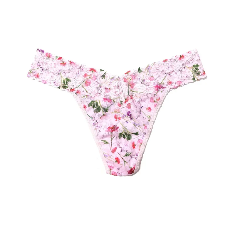 Hanky Panky Printed Lace Original Rise Thong