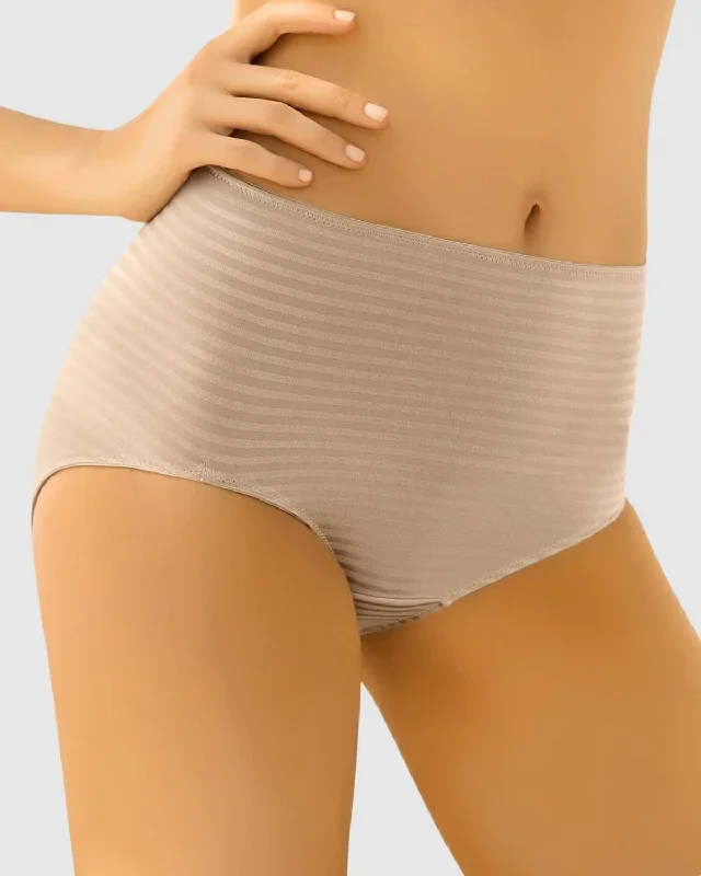 High-Waisted Striped Classic Panty