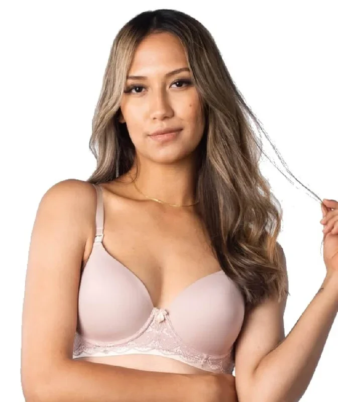 Hotmilk Forever Yours Lace Contour Maternity & Nursing Bra - Mocha