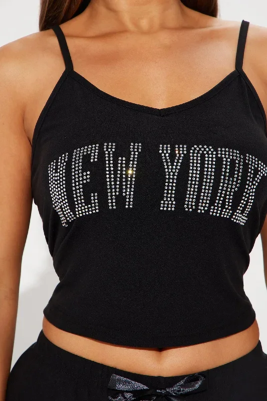 in-new-york-rhinestone-pj-short-set-black