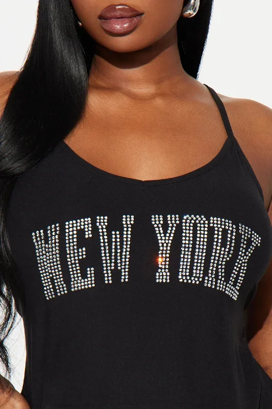 in-new-york-rhinestone-pj-short-set-black