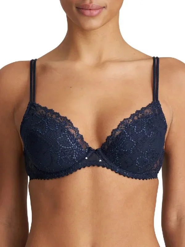 Jane Push Up Bra - Velvet Blue