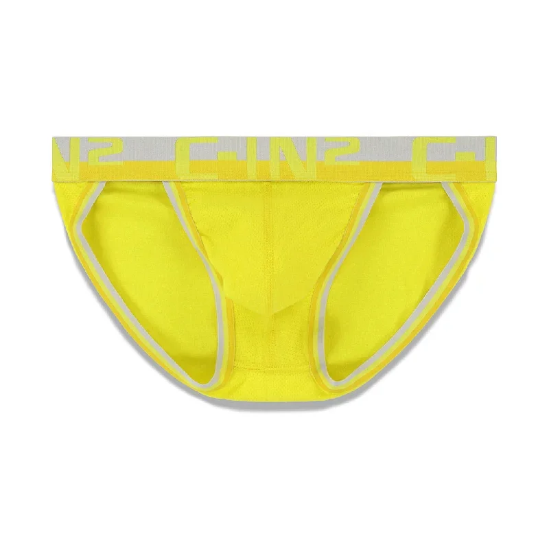 Mesh Dash Brief Yaron Yellow