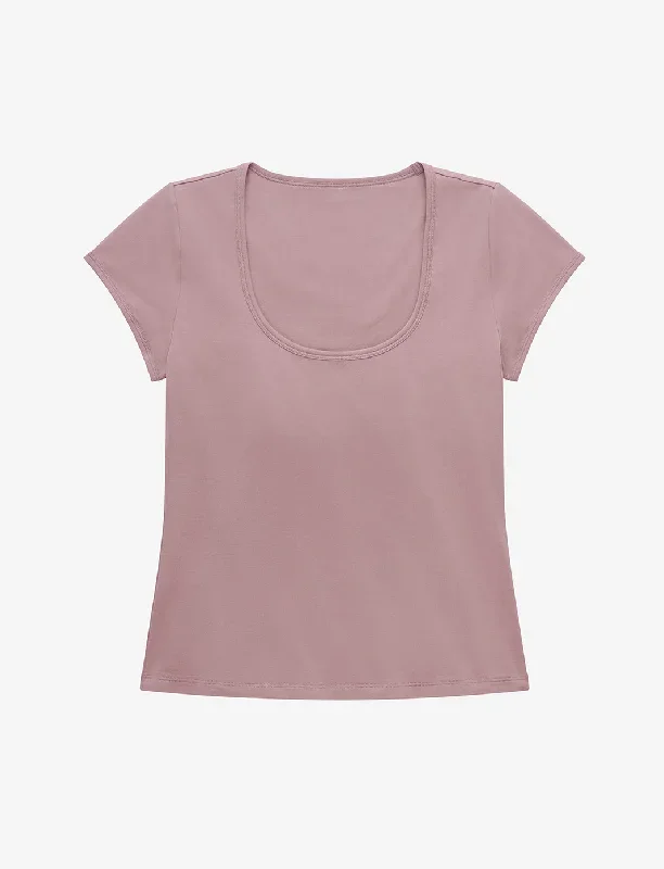 Organic Cloud Cotton Shelf Bra Tee