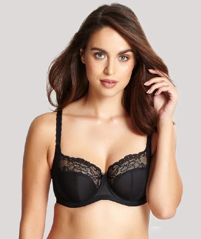 Panache Jasmine Underwired Balconnet Bra - Black