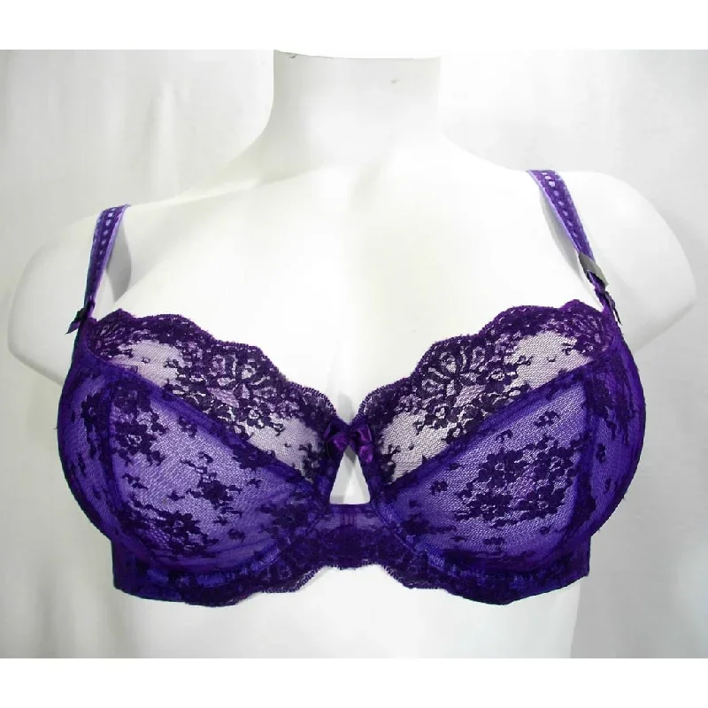 Paramour 115005 by Felina Captivate Unpadded 3 Part Cup Underwire Bra 32D African Violet