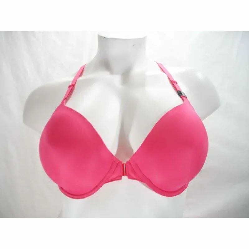 Paramour 235047 by Felina Abbie Front Close with T-Back Wicking UW Bra 38DDD Fandango Pink