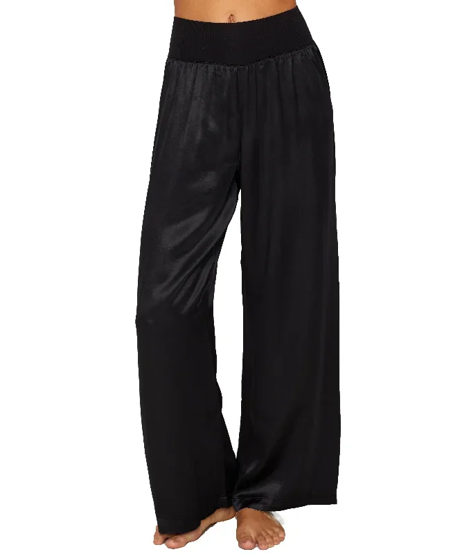 PJ Harlow Women's Lola Satin Lounge Pants