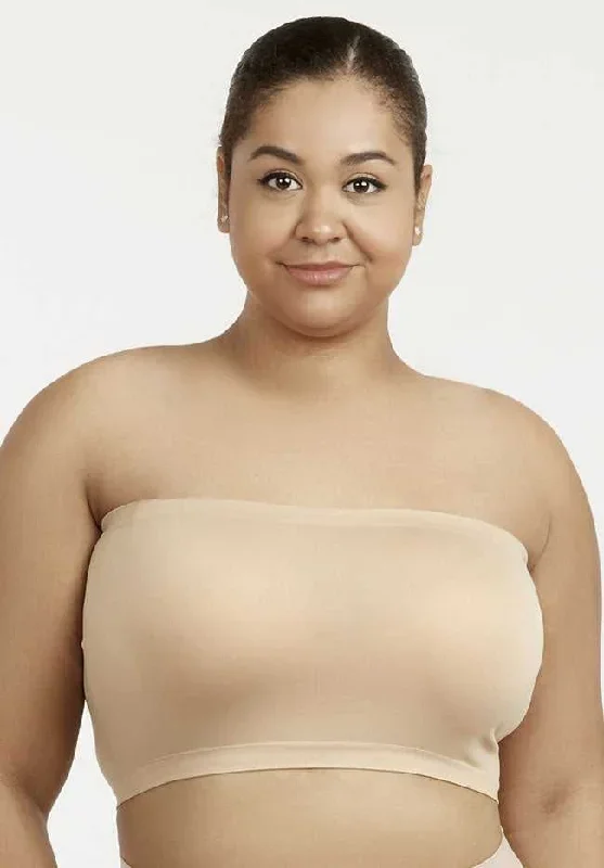 Plus Size Bandeau Seamless Tube Top Plus Size Bra 16-24