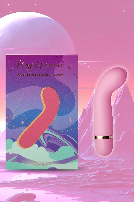 Pocket Rocket Silicone Vibrator With 10 Vibration settings