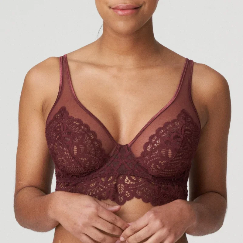 Prima Donna Twist First Night Merlot Unlined Longline Bra 0141886