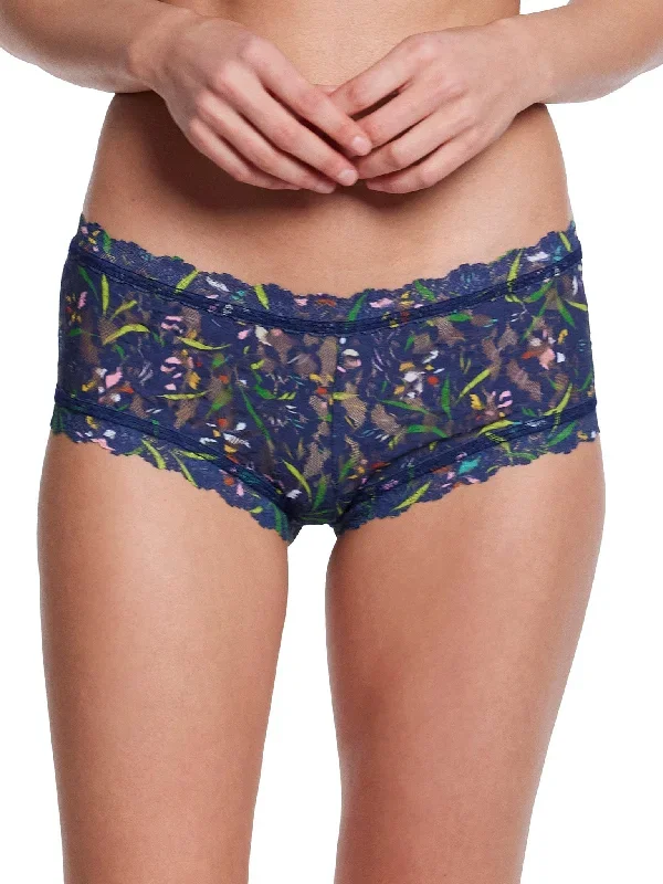 Printed Signature Lace Boyshort Field Day