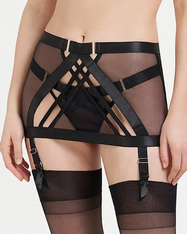 Sawyer Skirt Suspender Black