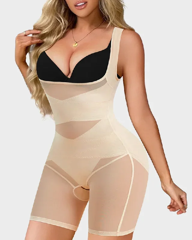 Women's summer hip lift high waist tight open shapewear