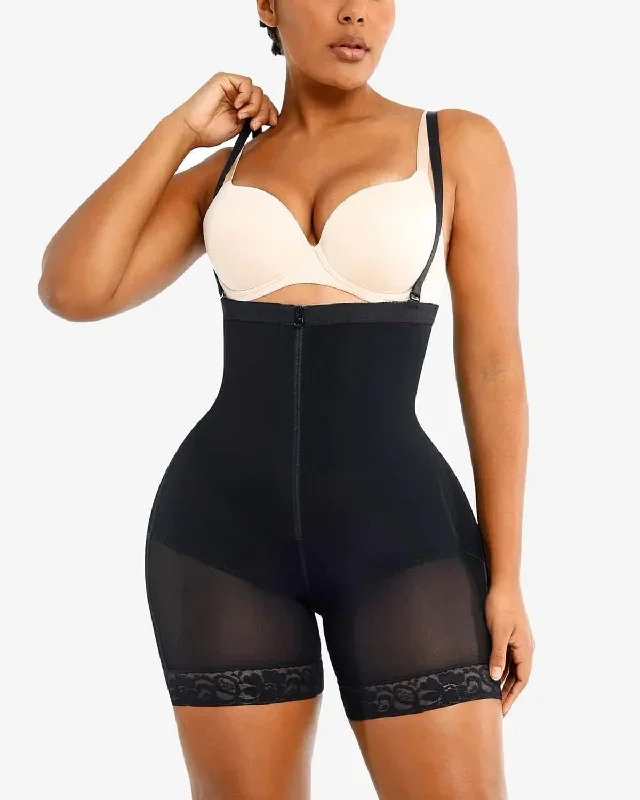 AirSlim Firm Tummy Compression Bodysuit Shaper With Butt Lifter