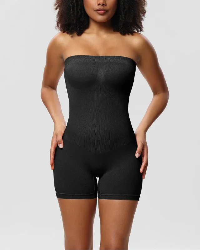 SheCurve Strapless Slip Shapewear Bodysuit