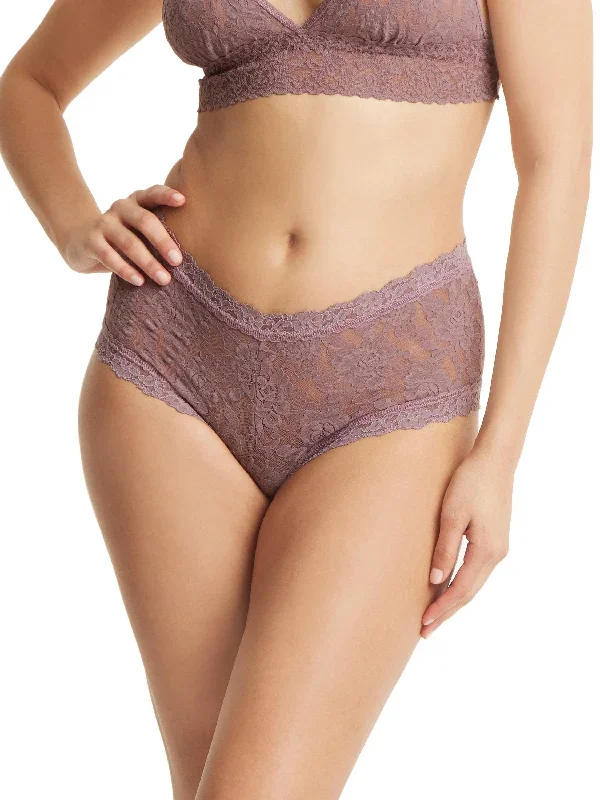 Signature Lace Boyshort Artichoke Heart Purple Sale