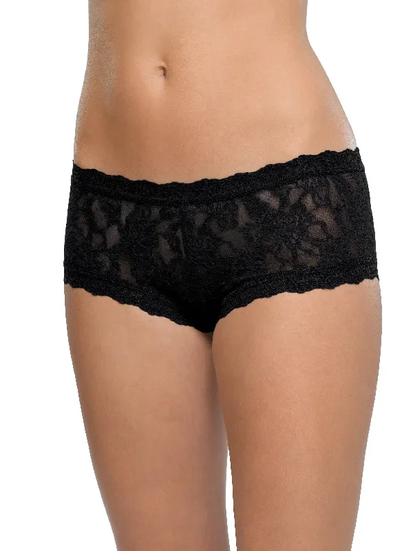 Signature Lace Boyshort Black