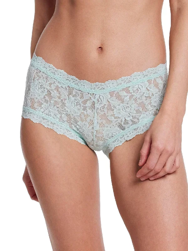 Signature Lace Boyshort Low Tide Blue