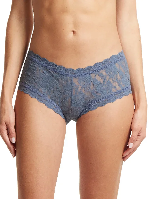 Signature Lace Boyshort Tour Guide Blue Sale