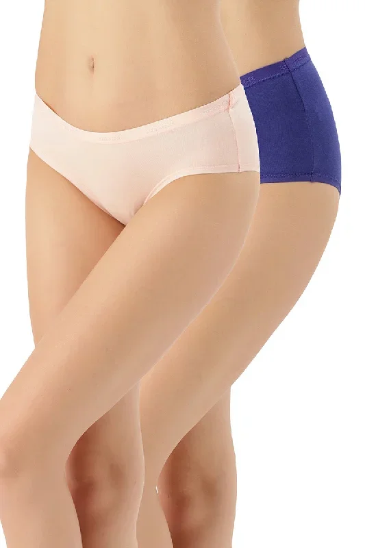 Solid Low Rise Boyshorts (Pack of 2)