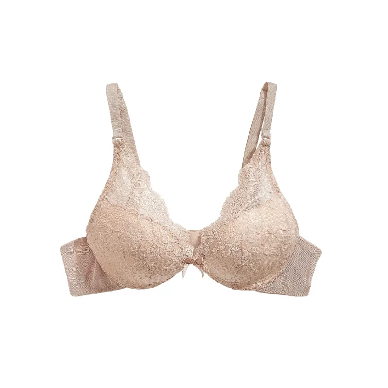 The Little Bra Company Lucia Lace Plunge Push-Up Bra