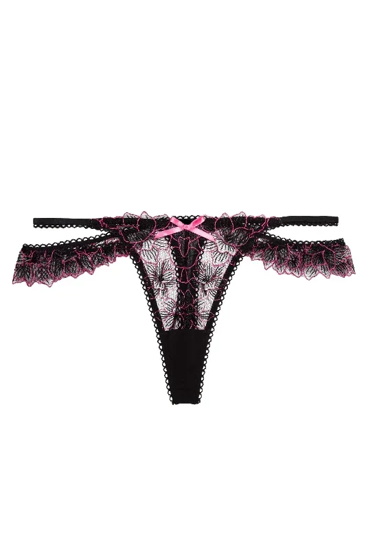 wolf-whistle-eliza-black-and-hot-pink-floral-embroidered-thong