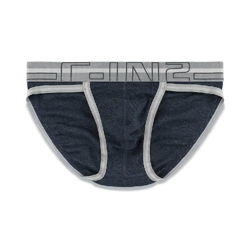 Zen Sport Brief Neil Navy Heather